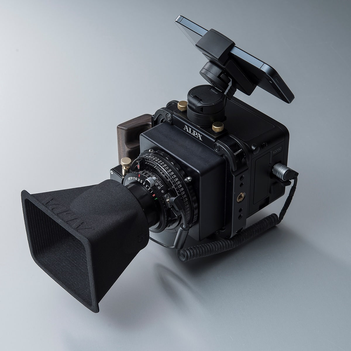 Camera with 3D printed lens shade
