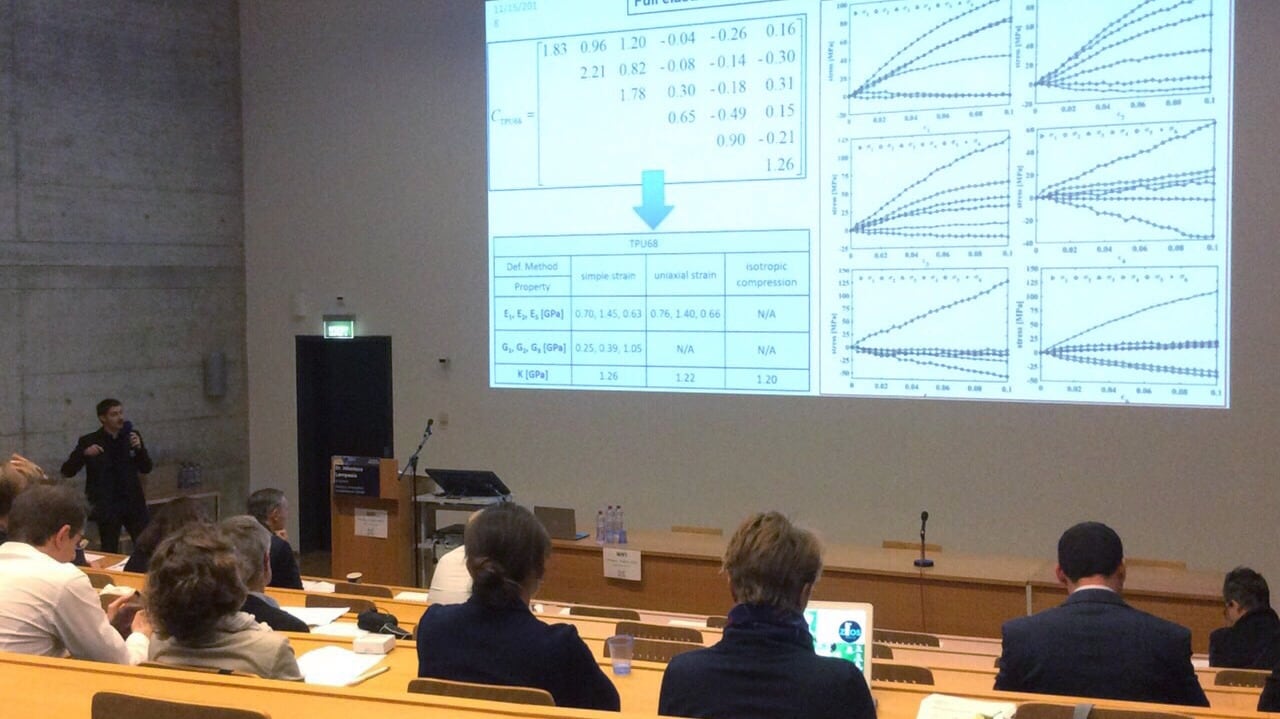 Talk by Nikos Lempesis on Theoretical Multiscale Modeling at the Plastics Update Conference in 2018