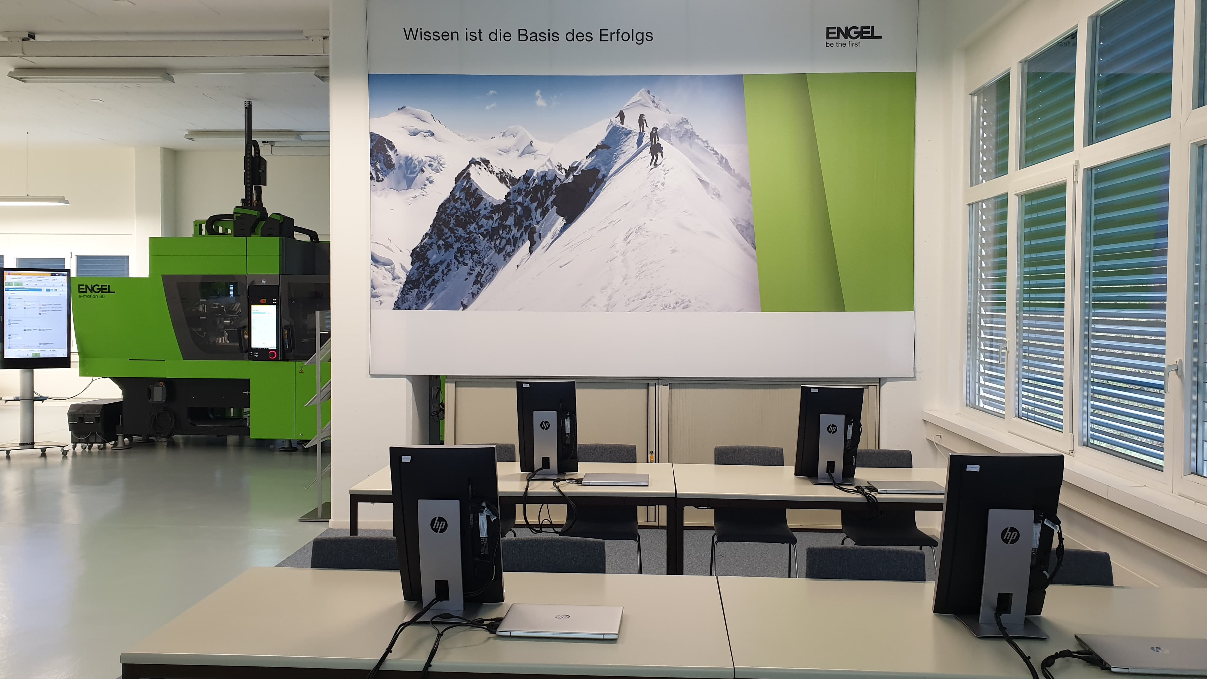 The new training centre of ENGEL Switzerland gives you the opportunity to expand your know-how.
